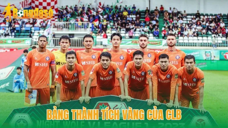 Bảng thành tích vàng của CLB