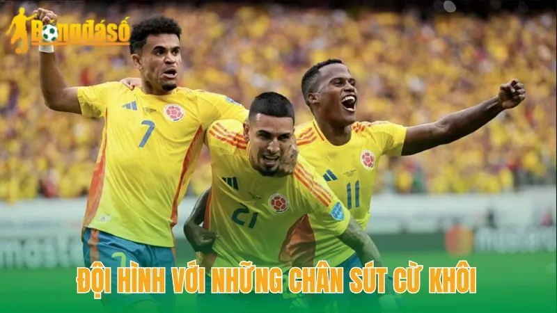 Đội hình với những chân sút cừ khôi